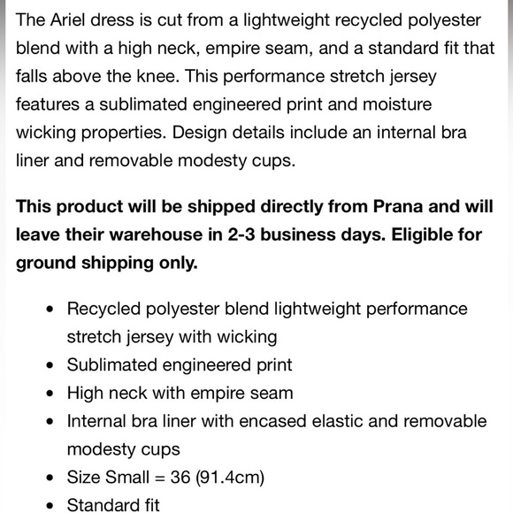 Prana Ariel Dress Sangria Taos Shelf bra Woman’s Size Small - Picture 11 of 13